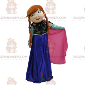 Costume da mascotte Frozen BIGGYMONKEY™, costume da principessa
