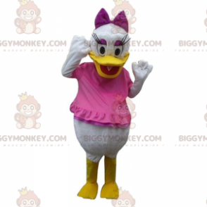 Traje de mascote BIGGYMONKEY™ Margarida, Pato Famoso, Namorada