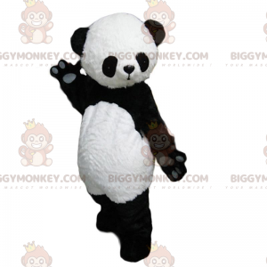 BIGGYMONKEY™ maskotdräkt av svart och vit panda, söt och