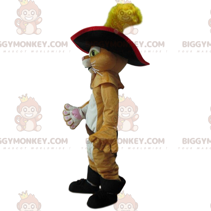 Costume de mascotte BIGGYMONKEY™ du chat botté, chat rusé