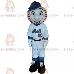 Traje de mascote de jogador de beisebol BIGGYMONKEY™ com cabeça