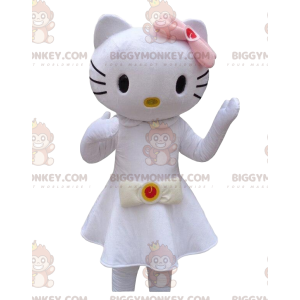 Costume da mascotte di Hello Kitty BIGGYMONKEY™ vestito con un