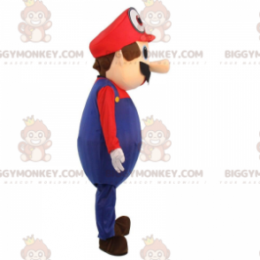 BIGGYMONKEY™ costume mascotte di Mario, il famoso idraulico dei