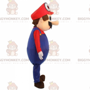 BIGGYMONKEY™ maskotdräkt av Mario, den berömda rörmokaren för