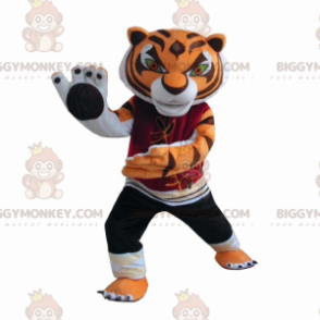 Master Tigress BIGGYMONKEY™ maskot kostume, berømt tiger i Kung
