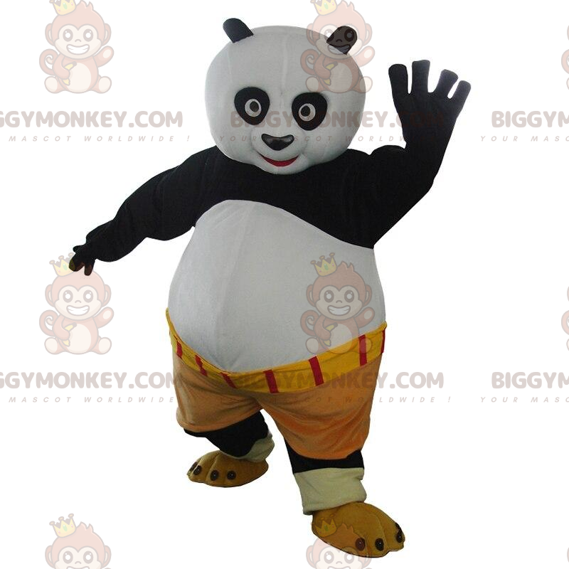 BIGGYMONKEY™ mascottekostuum van Po Ping, de beroemde panda in