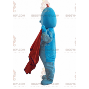 Costume de mascotte BIGGYMONKEY™ de personnage bleu avec une