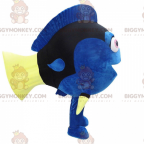 BIGGYMONKEY™ mascot costume of Dory, the surgeonfish in the