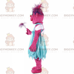 BIGGYMONKEY™ costume mascotte personaggio rosa, costume