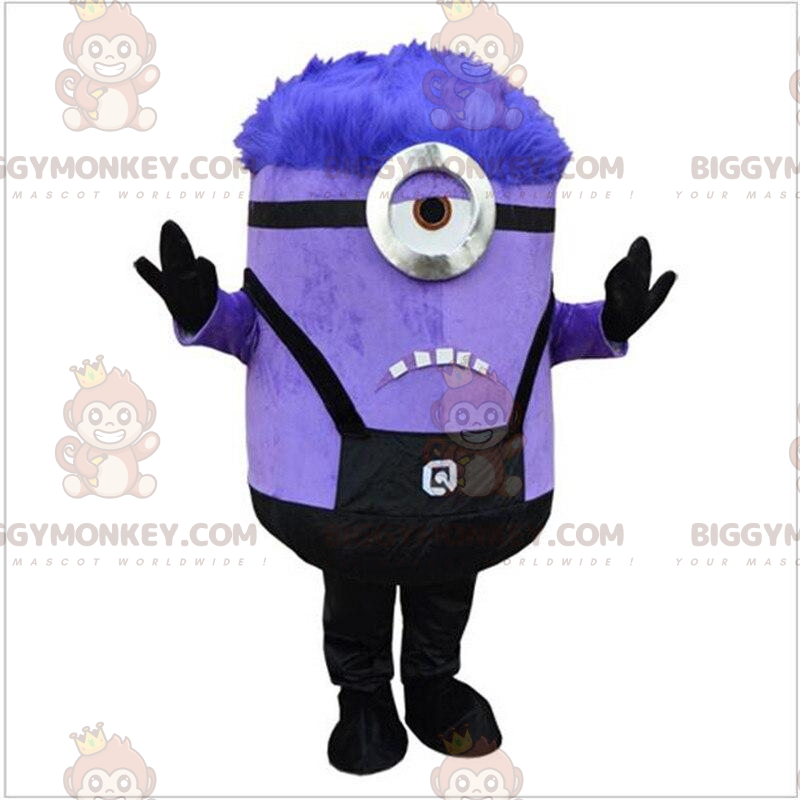 Traje de mascote BIGGYMONKEY™ do Despicable Me Purple Minions –