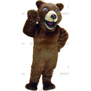 Costume de mascotte BIGGYMONKEY™ d'ours marron géant -