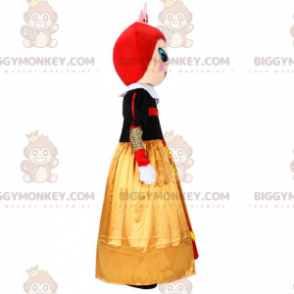 Costume de mascotte BIGGYMONKEY™ de la reine des cœurs d'Alice