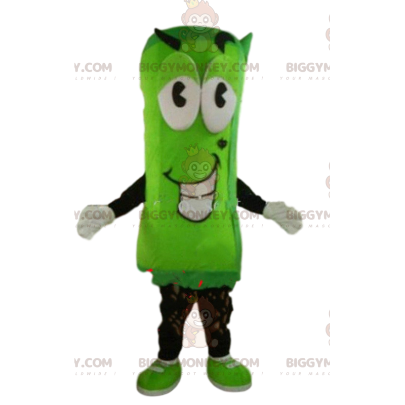 Groene groente BIGGYMONKEY™ mascottekostuum, groen