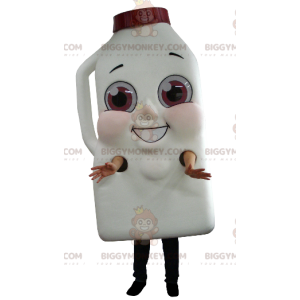 Costume de mascotte BIGGYMONKEY™ de bouteille géante de lait ou