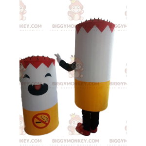 Cigarrillo gigante BIGGYMONKEY™ Disfraz de mascota con letrero