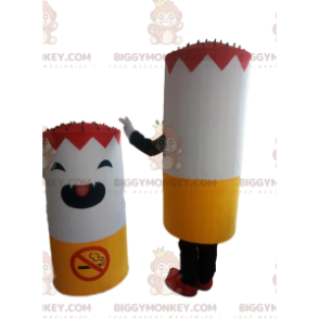 Sigaretta gigante BIGGYMONKEY™ Costume da mascotte con segno di