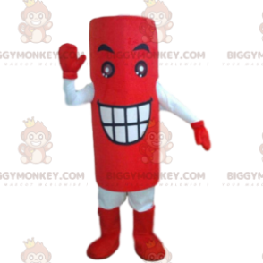 Costume da mascotte Giant Red Battery BIGGYMONKEY™, Costume da