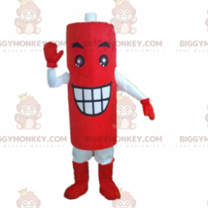 Costume da mascotte Giant Red Battery BIGGYMONKEY™, Costume da