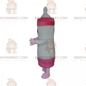 Gigantische witte en roze babyfles BIGGYMONKEY™