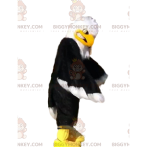 BIGGYMONKEY™ mascottekostuum zwart, wit en gele adelaar
