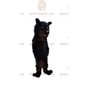 Black panther BIGGYMONKEY™ mascot costume, giant feline costume