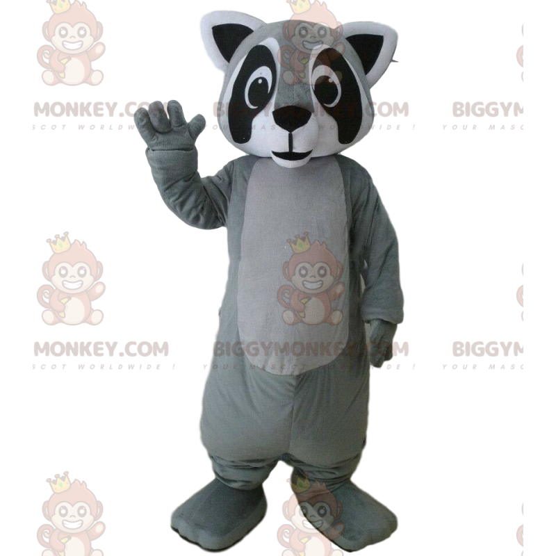 Costume da mascotte Raccoon BIGGYMONKEY™, costume da puzzola