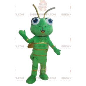 BIGGYMONKEY™ maskotkostume Firefly Green Insect Flying Animal