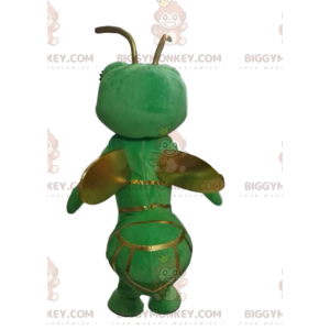 BIGGYMONKEY™ maskotkostume Firefly Green Insect Flying Animal