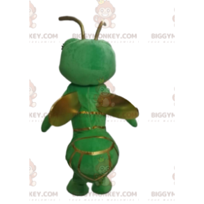 BIGGYMONKEY™ Maskottchen Kostüm Glühwürmchen Grünes Insekt