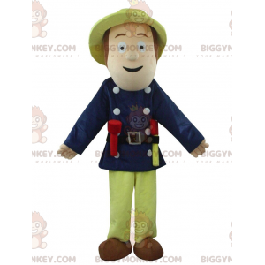 BIGGYMONKEY™ costume mascotte pompiere, costume uomo, bagnino -