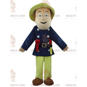Disfraz de mascota BIGGYMONKEY™ bombero, disfraz de hombre