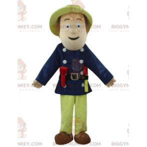 BIGGYMONKEY™ costume mascotte pompiere, costume uomo, bagnino -