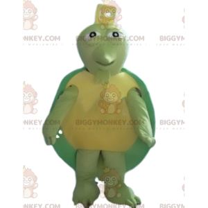 Disfraz de mascota tortuga verde y amarilla BIGGYMONKEY™