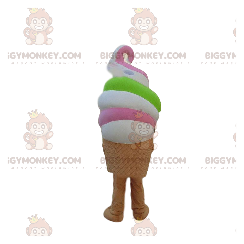 Costume de mascotte BIGGYMONKEY™ de glace italienne très