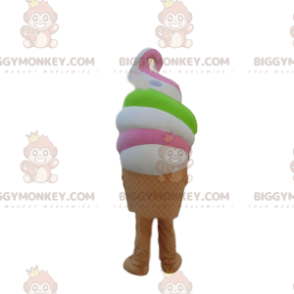 Costume mascotte BIGGYMONKEY™ gelato italiano molto colorato