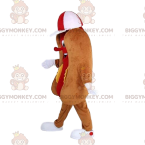 BIGGYMONKEY™ Riesen-Hot-Dog-Maskottchen-Kostüm