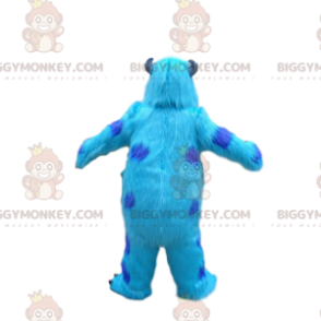 BIGGYMONKEY™ mascot costume of Sully, the famous blue monster