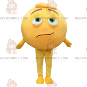 Fantasia de mascote BIGGYMONKEY™ com smiley gigante amarelo