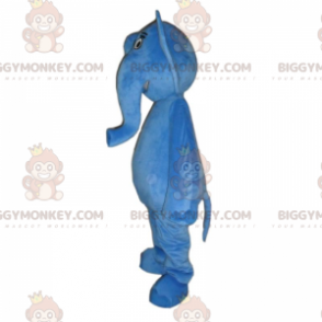 Traje de mascote BIGGYMONKEY™ Elefante azul com orelhas