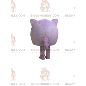 Costume de mascotte BIGGYMONKEY™ de chat violet, costume de