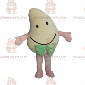 Disfraz de mascota BIGGYMONKEY™ de mango amarillo sonriente