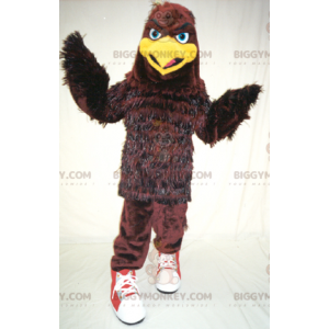 Brown and Yellow Bird Eagle BIGGYMONKEY™ Mascot Costume -