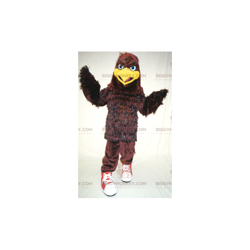 Brown and Yellow Bird Eagle BIGGYMONKEY™ Mascot Costume –