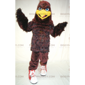 Brown and Yellow Bird Eagle BIGGYMONKEY™ Mascot Costume -