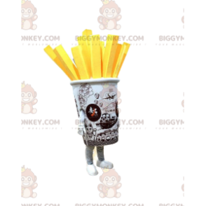 Giant Fries Cone BIGGYMONKEY™ Mascot Costume, Fries Costume -