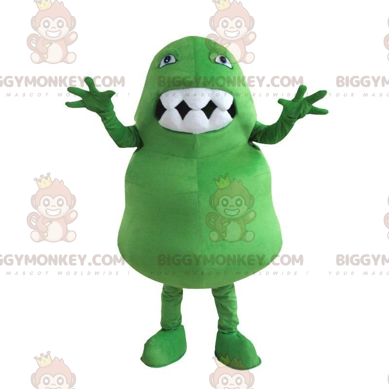 BIGGYMONKEY™ Mascot Costume Green Monster With Sizes L (175-180CM)