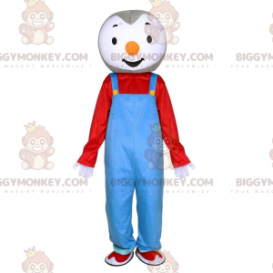 Tchoupi's beroemde cartoon pinguïn BIGGYMONKEY™ mascottekostuum
