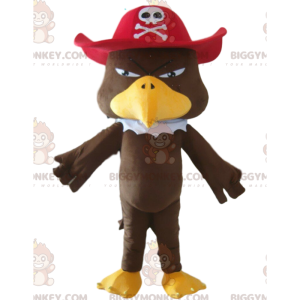 Maskotka orła BIGGYMONKEY™ z piracką czapką, kostium ptaka -