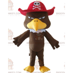 BIGGYMONKEY™ mascottekostuum van adelaar met piratenhoed