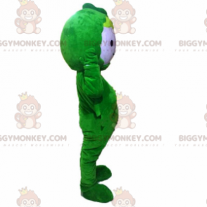 Grön grönsak BIGGYMONKEY™ maskotdräkt, grön karaktärsdräkt -